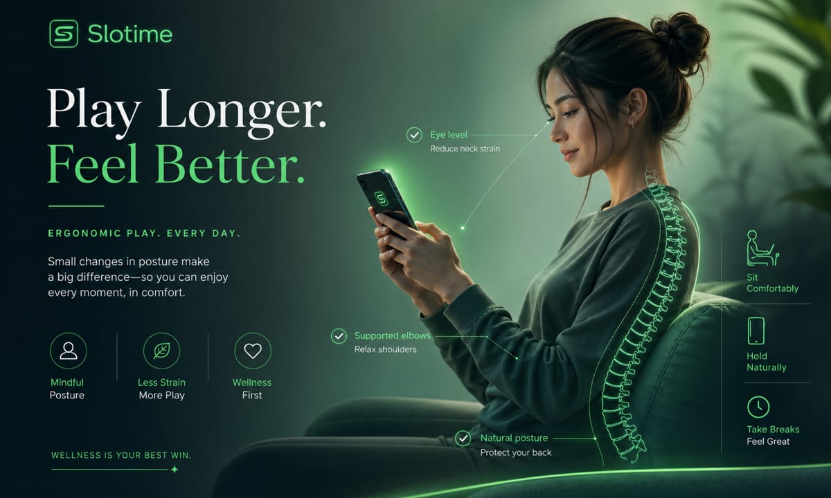 Mobilde ergonomik tutuş ve uzun oturum görseli