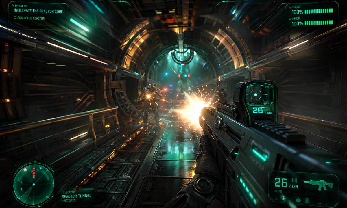Slotime FPS başlıkları oyun içi görüntü