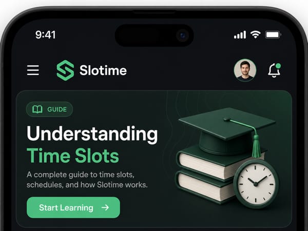 Slotime mobil üst şerit görünümü